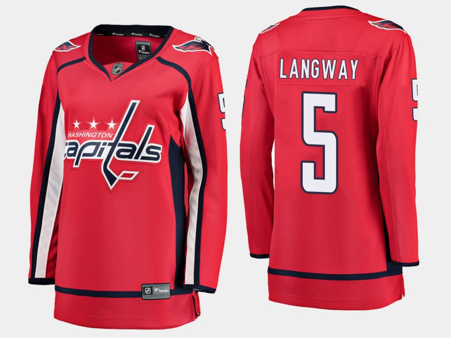 women capitals rod langway home premier breakaway player jersey