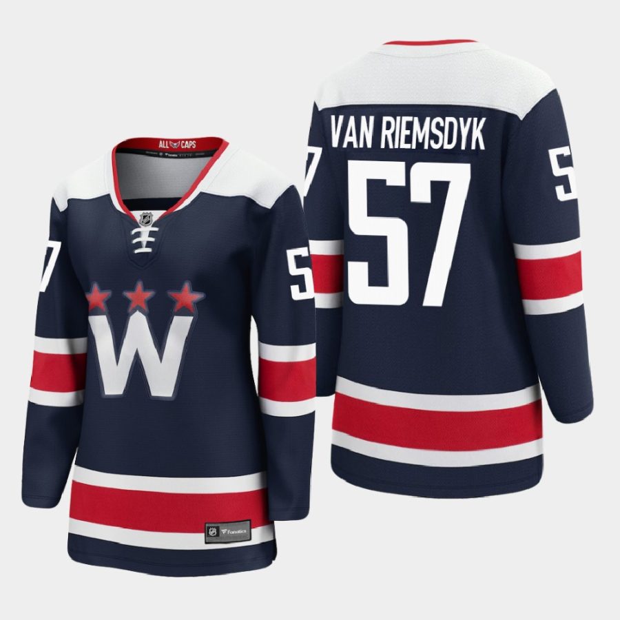 women capitals trevor van riemsdyk navy 2020 21 alternate premier player jersey