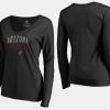 women coyotes black graceful long sleeve v neck t shirt