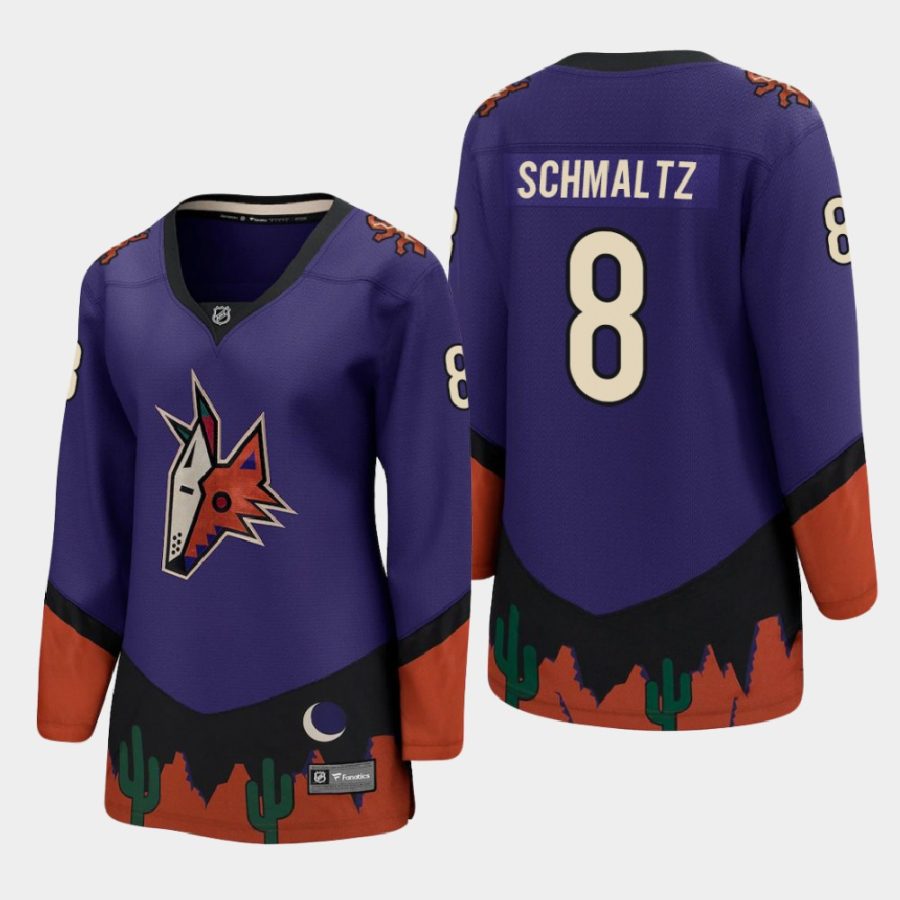 women coyotes nick schmaltz purple 2021 special edition jersey