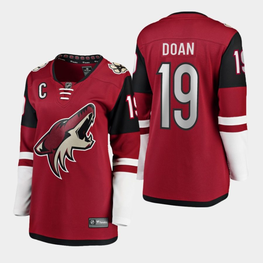 women coyotes shane doan home retirement garnet jersey