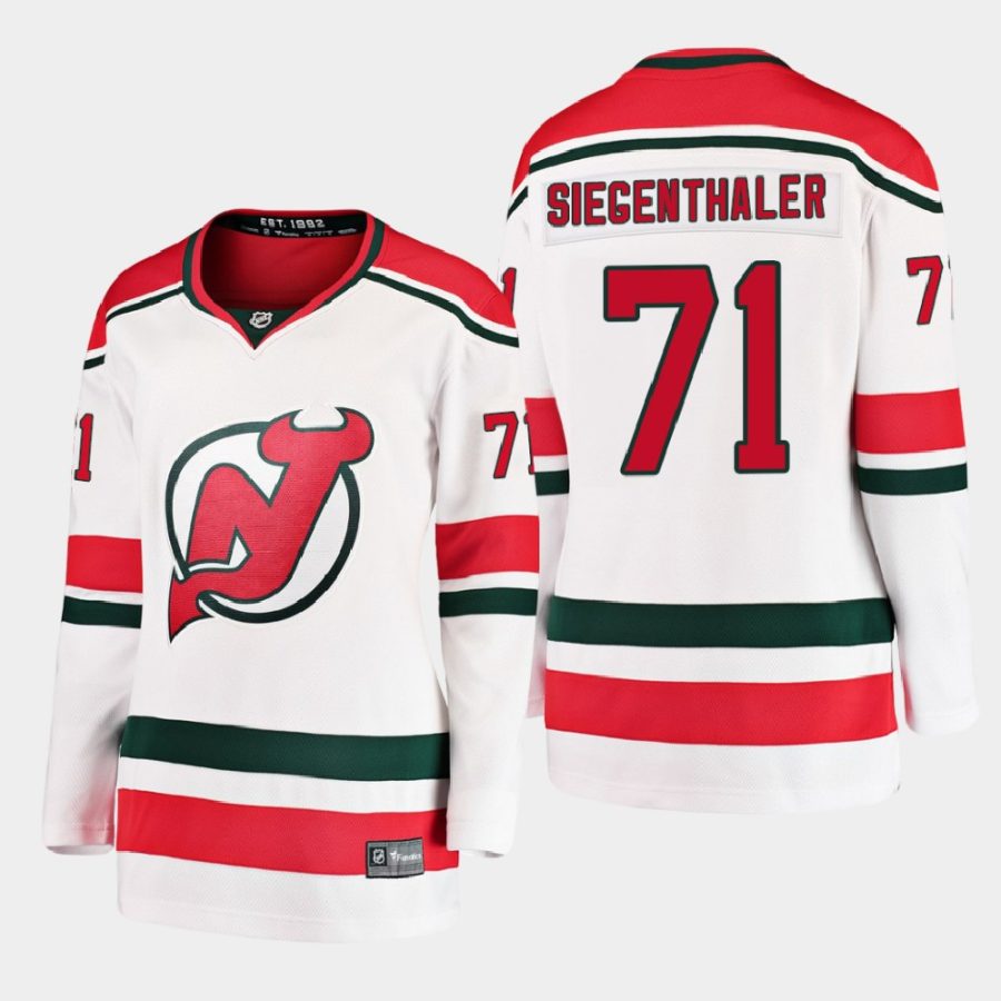 women devils jonas siegenthaler white 2021 alternate jersey