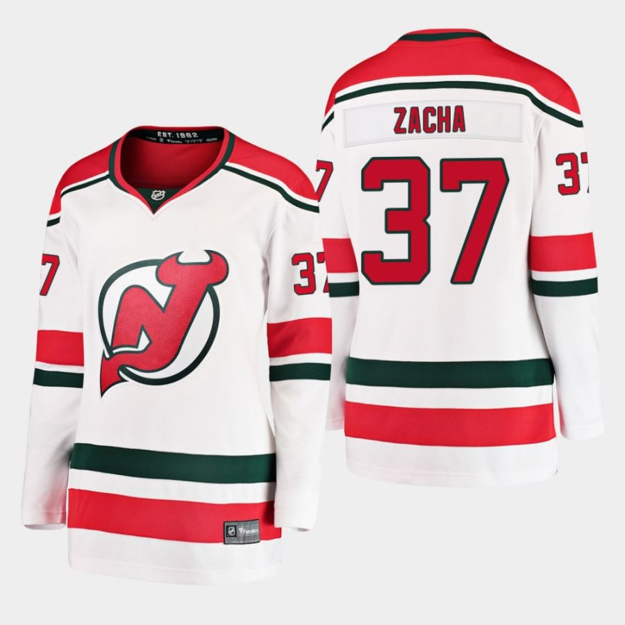 women devils pavel zacha alternate breakaway player jersey