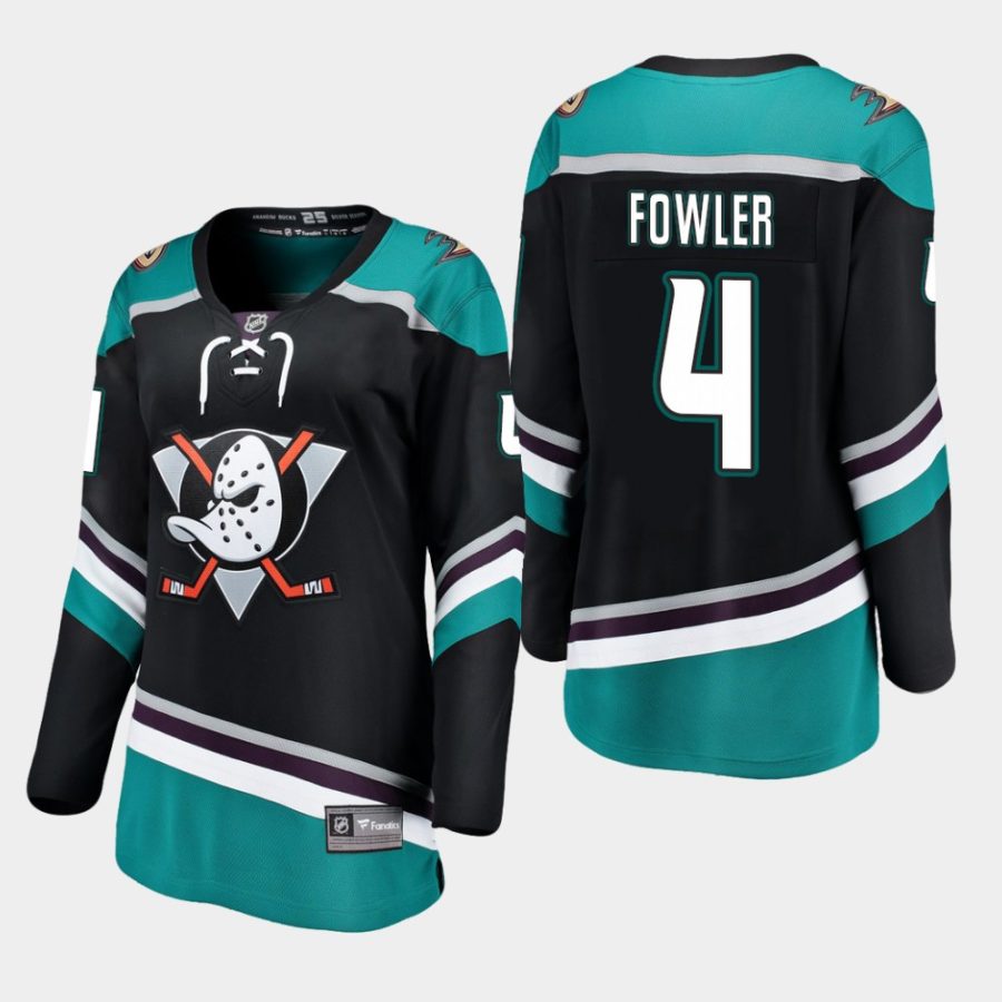 women ducks cam fowler black alternate breakaway player jersey