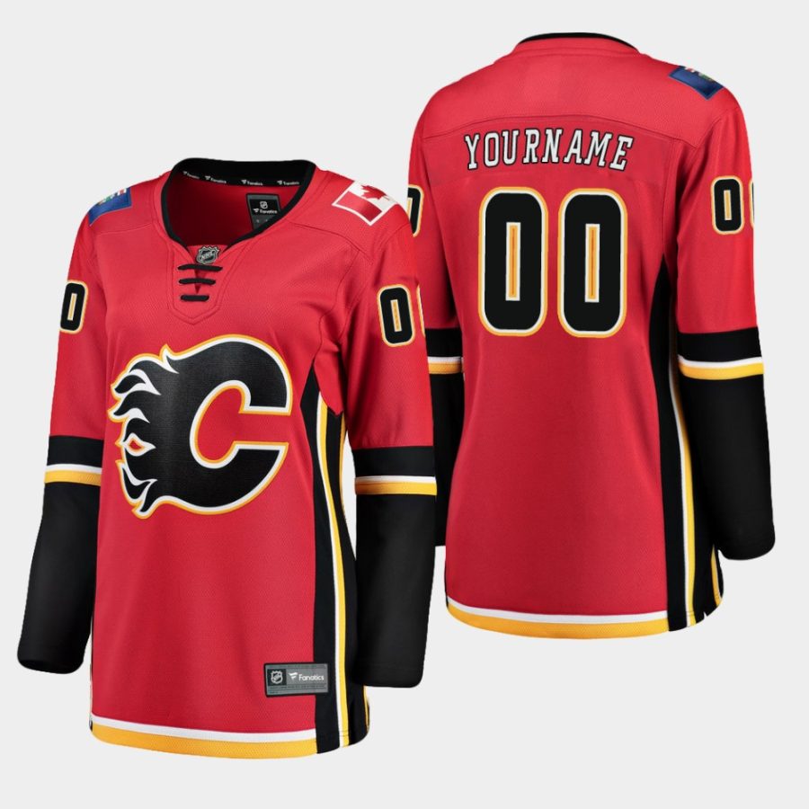 women flames custom home breakaway player jersey