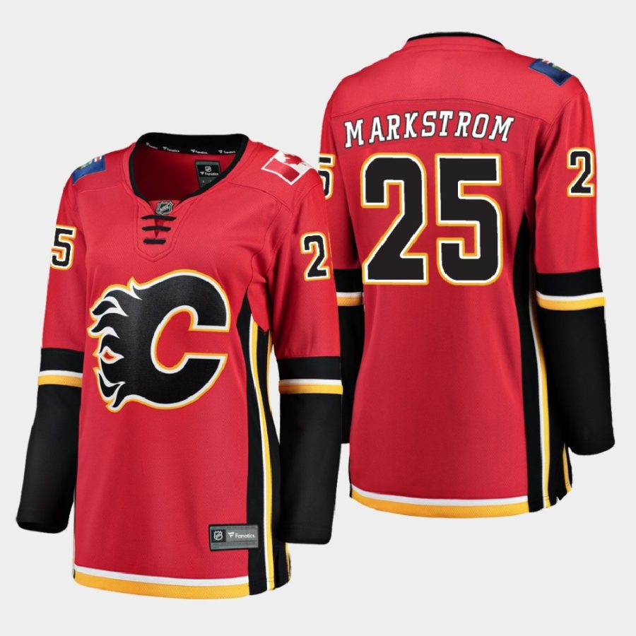 women flames jacob markstrom red 2020 21 home breakaway player jersey