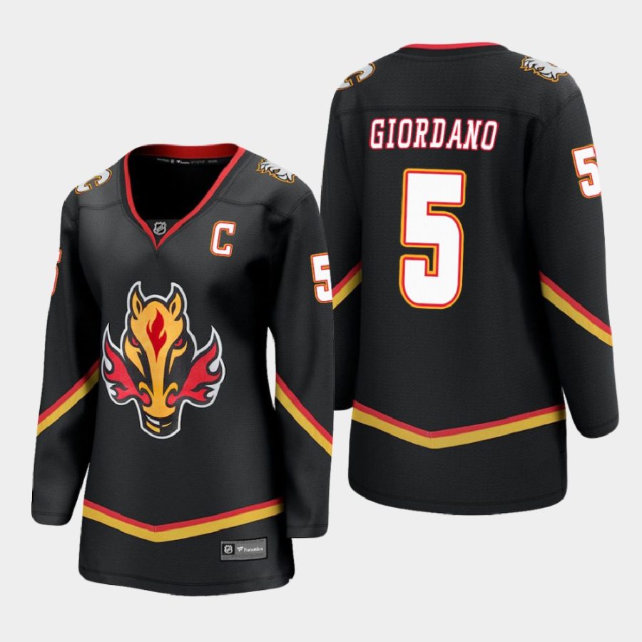 women flames mark giordano black 2021 special edition jersey