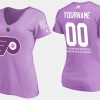 women flyers custom fights cancer purple t shirt