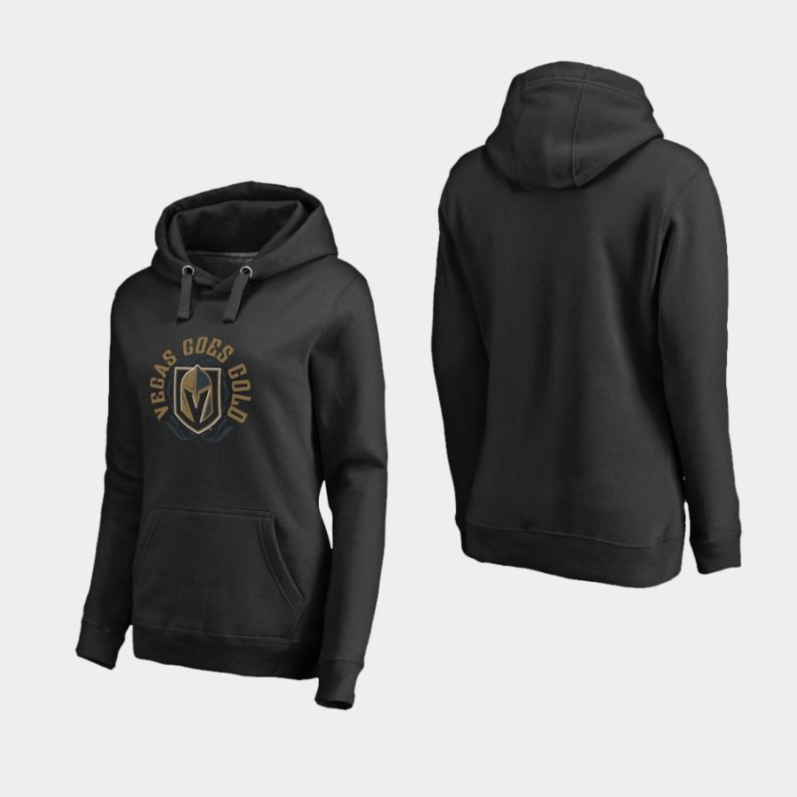 women golden knights black hometown collection vegas goes gold hoodie