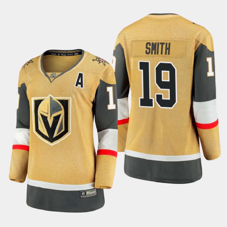 women golden knights reilly smith gold 2020 21 alternate premier jersey