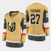 women golden knights shea theodore gold 2020 21 alternate premier jersey