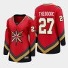 women golden knights shea theodore red 2021 special edition jersey