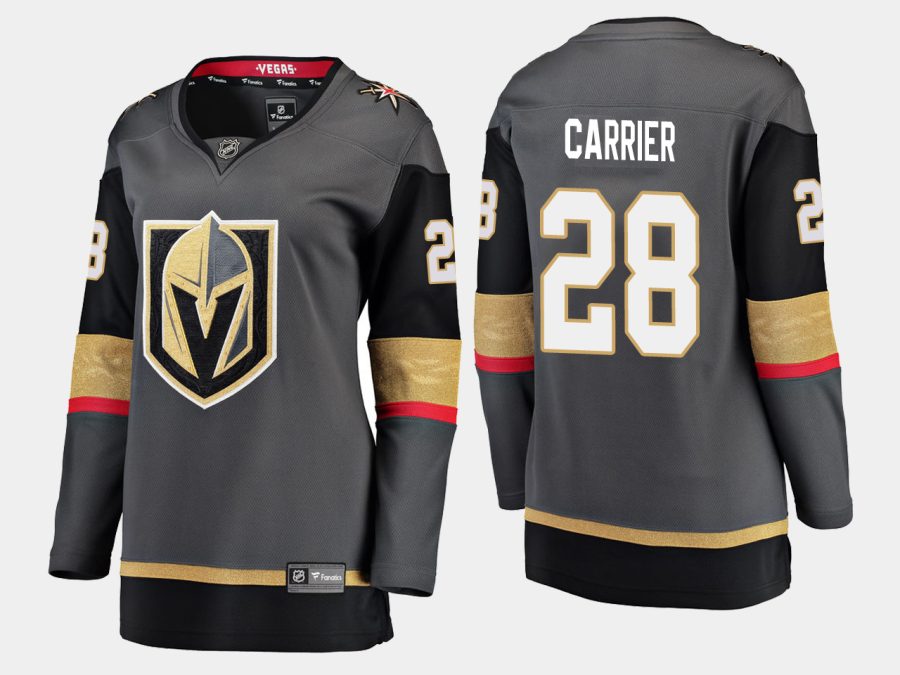 women golden knights william carrier home breakaway player jersey