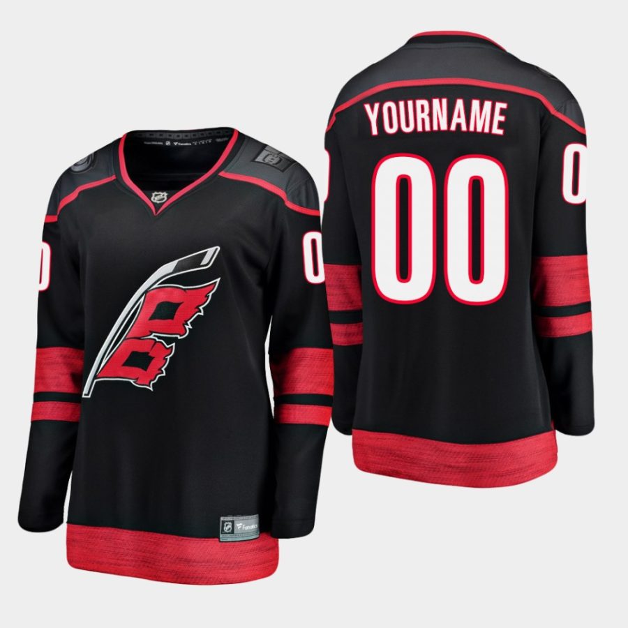 women hurricanes custom alternate breakaway player jersey