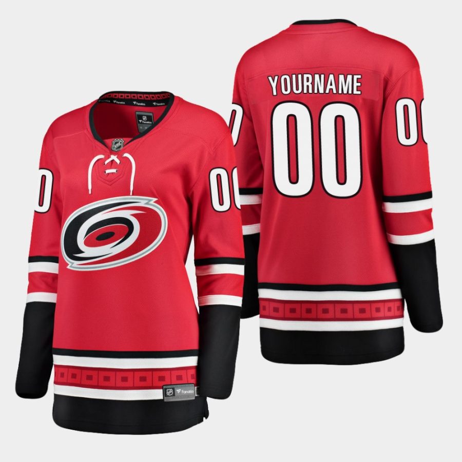 women hurricanes custom home breakaway player jersey