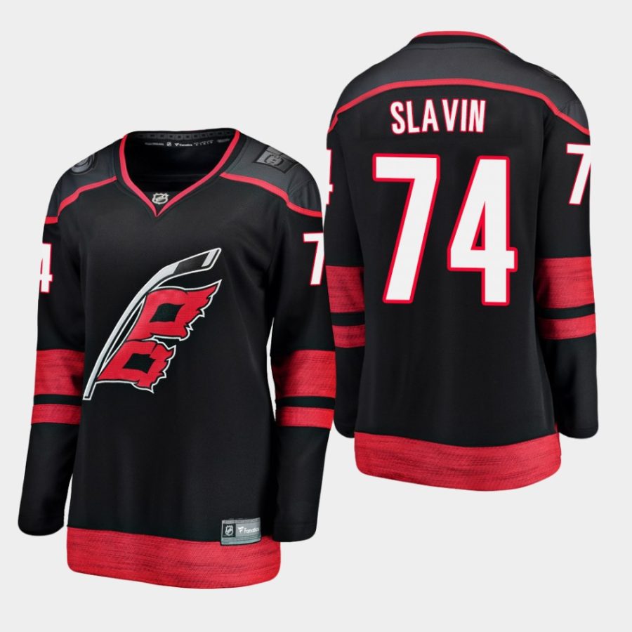 women hurricanes jaccob slavin alternate breakaway player jersey