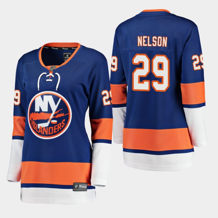 women islanders brock nelson home breakaway player jersey