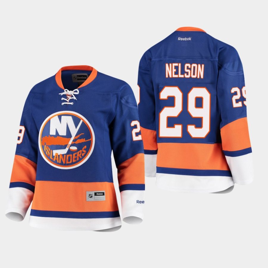 women islanders brock nelson premier home jersey