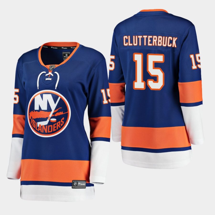 women islanders cal clutterbuck home breakaway player jersey