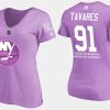 women islanders john tavares fights cancer purple t shirt