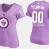 women jets custom fights cancer purple t shirt