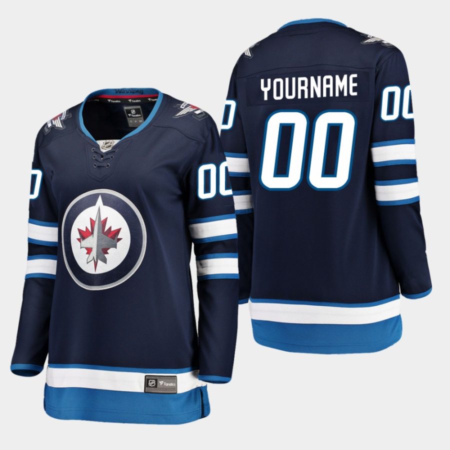 women jets custom home breakaway player jersey