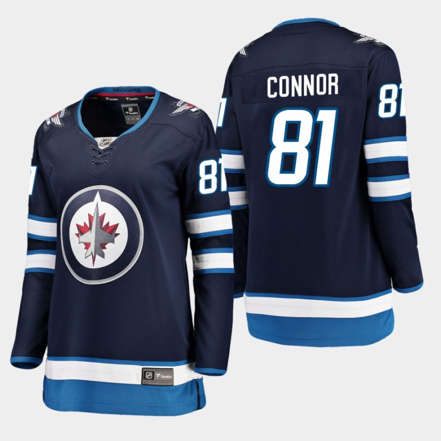 women jets kyle connor home breakaway player jersey