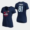 women jets kyle connor navy 2019 heritage classic primary logo t shirt