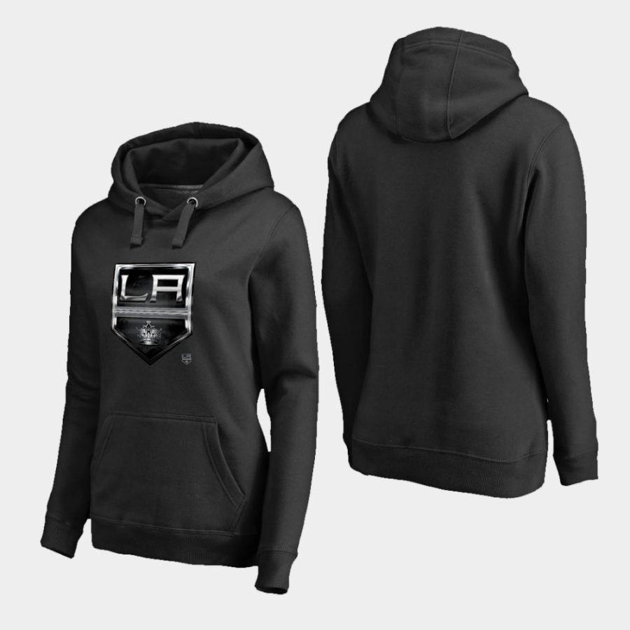 women kings black midnight mascot primary hoodie