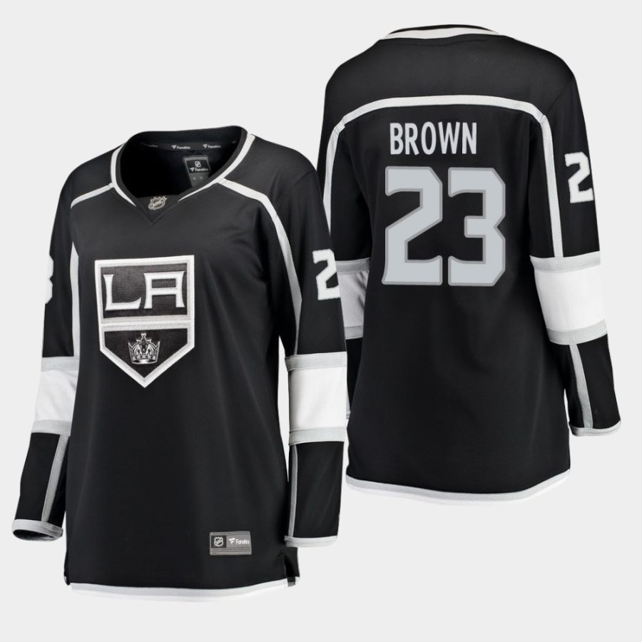 women kings dustin brown home breakaway player jersey