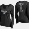 women kings mothers day number 1 mom long sleeve t shirt