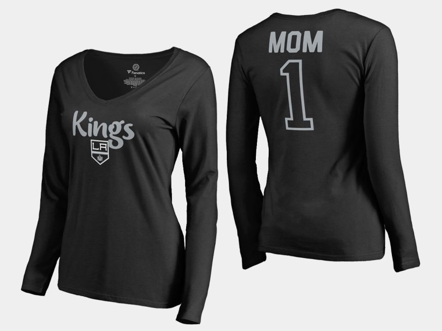 women kings mothers day number 1 mom long sleeve t shirt