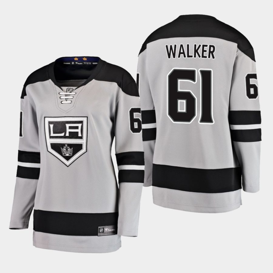 women kings sean walker gray alternate breakaway player jersey