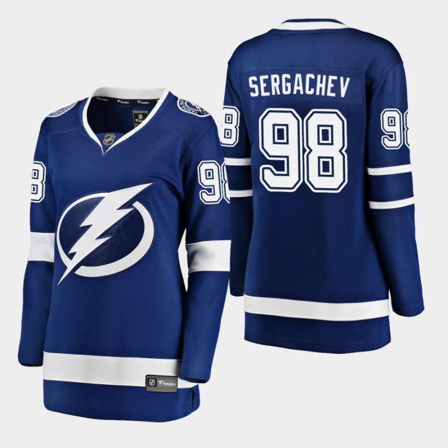 women lightning mikhail sergachev home breakaway player jersey