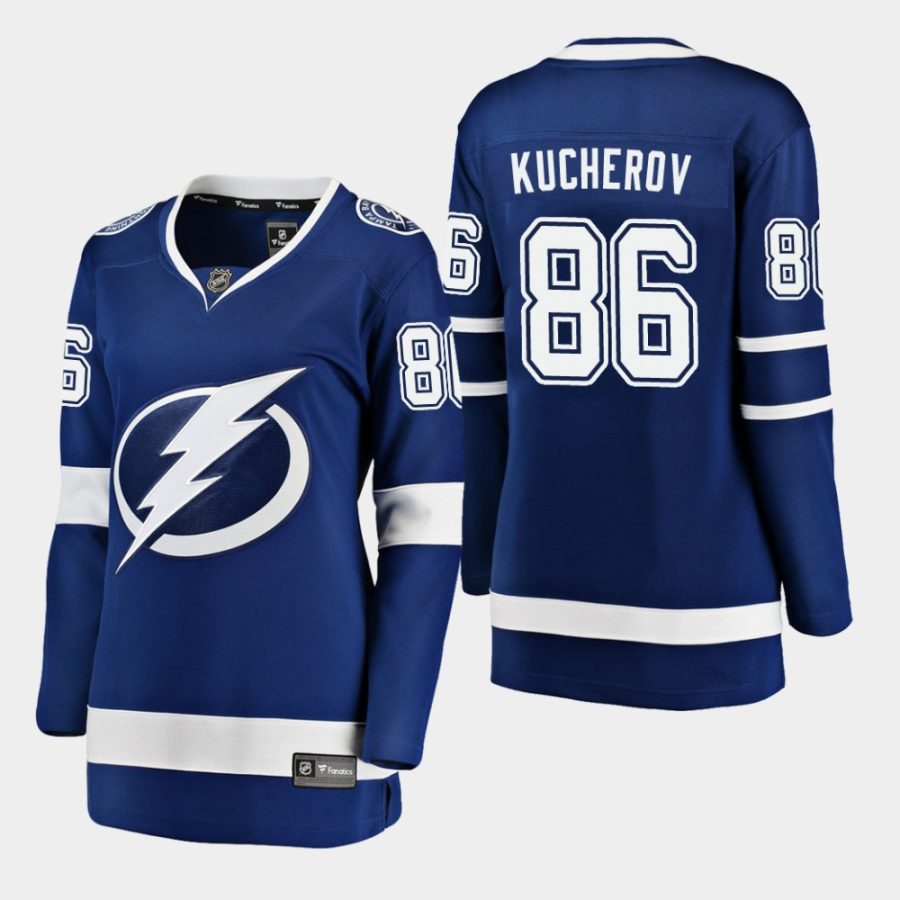 women lightning nikita kucherov home breakaway player jersey