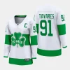 women maple leafs john tavares white 2024 st. patricks alternate premier breakaway player jersey