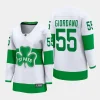 women maple leafs mark giordano white 2024 st. patricks alternate premier breakaway player jersey