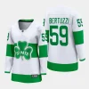 women maple leafs tyler bertuzzi white 2024 st. patricks alternate premier breakaway player jersey