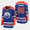 women oilers custom royal alternate breakaway player jersey