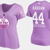 women oilers zack kassian fights cancer purple t shirt