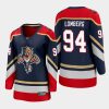 women panthers ryan lomberg navy 2021 special edition jersey