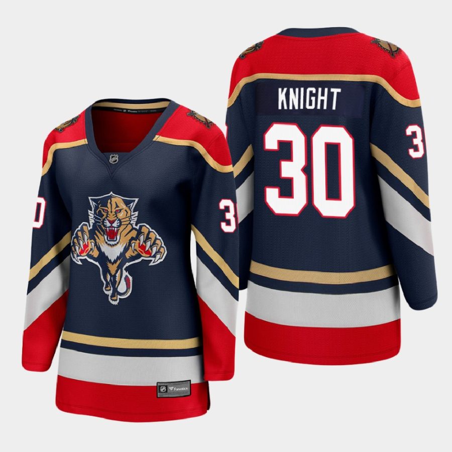 women panthers spencer knight navy 2021 special edition jersey