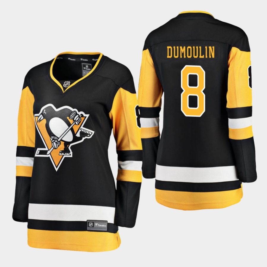 women penguins brian dumoulin home breakaway player jersey