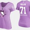 women penguins evgeni malkin fights cancer purple t shirt