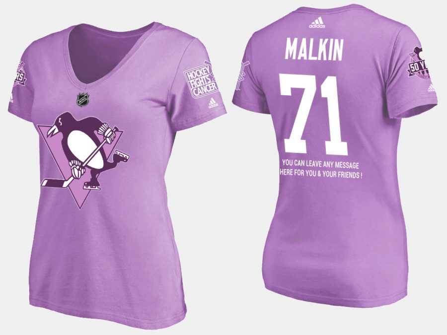 women penguins evgeni malkin fights cancer purple t shirt