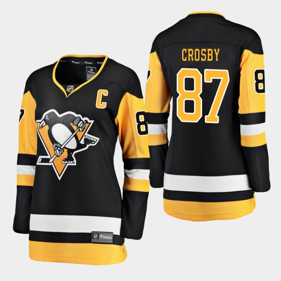 women penguins sidney crosby home breakaway player jersey