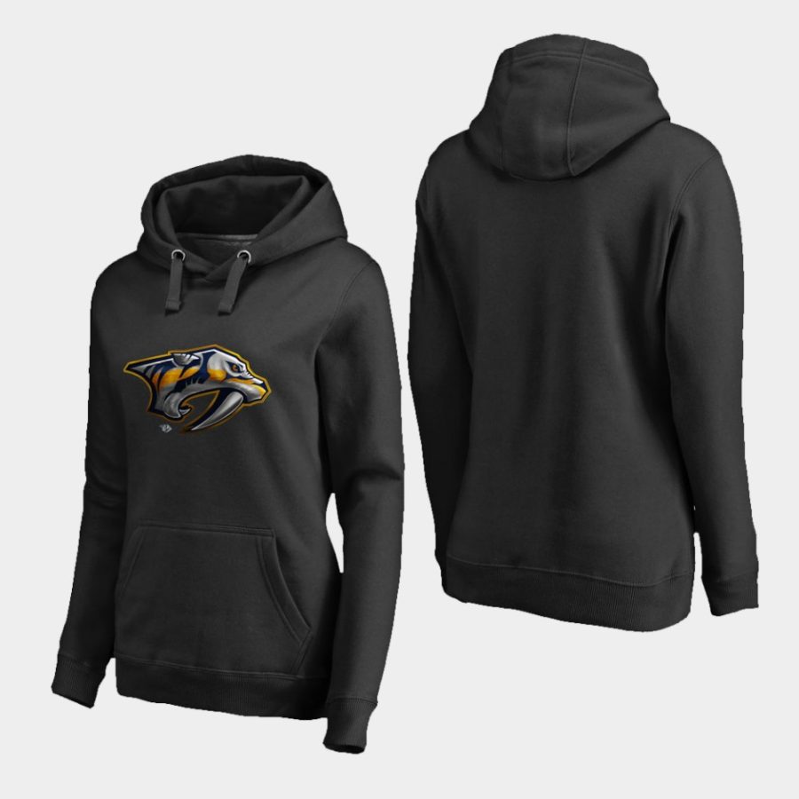 women predators black midnight mascot primary hoodie