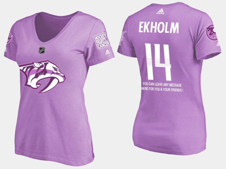 women predators mattias ekholm fights cancer purple t shirt