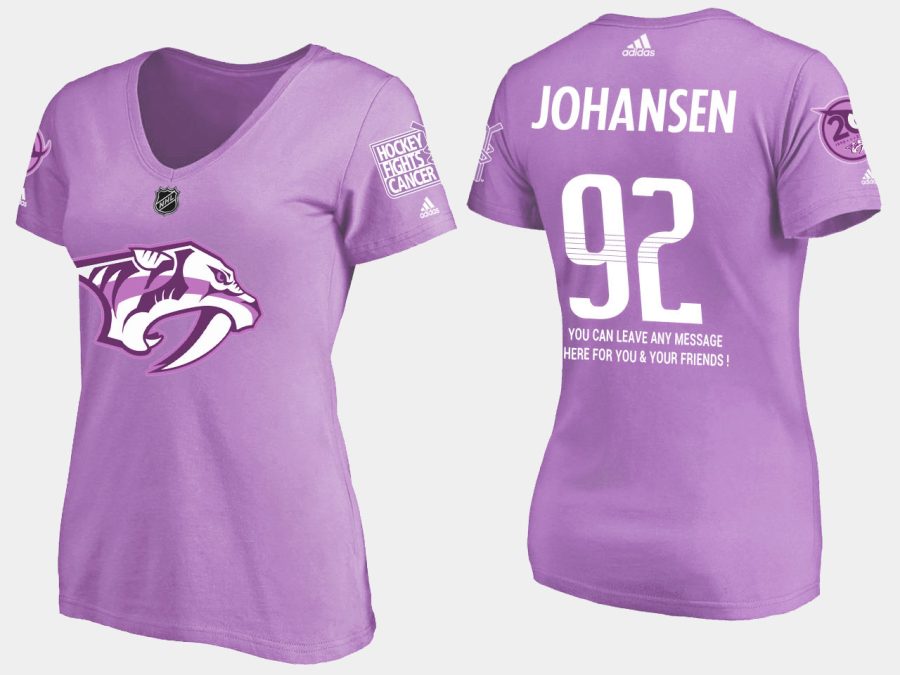 women predators ryan johansen fights cancer purple t shirt