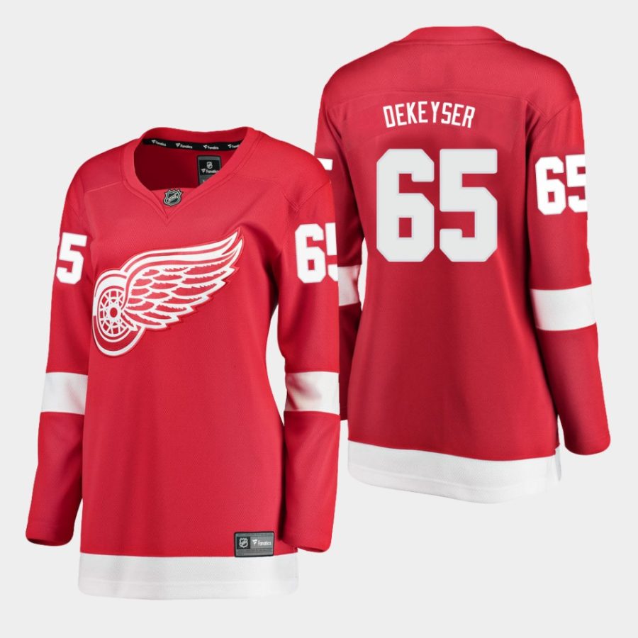 women red wings danny dekeyser home breakaway player jersey